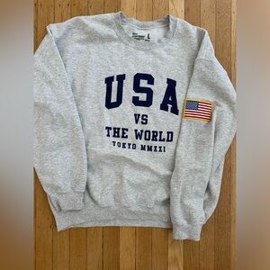 USA pullover - Tokyo Olympics Beat Everybody Soccer brand